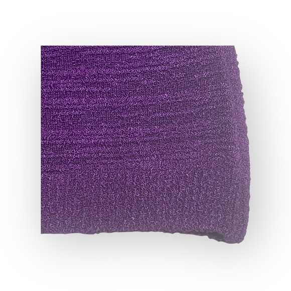 Vintage 90’s: Bette Paige ❤︎ Textured Strapless Stretch Tube Top ❤︎ ︎Amethyst L - Picture 11 of 16